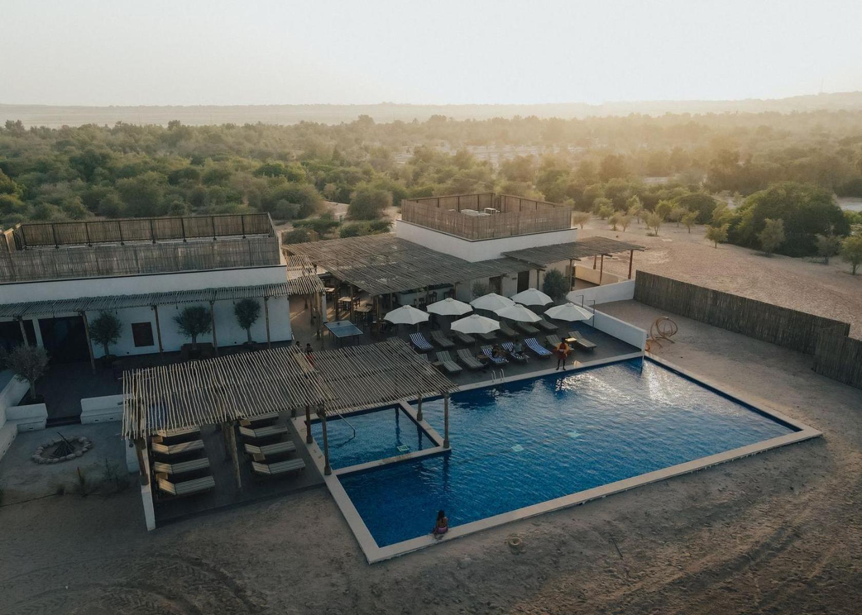 Bab Al Nojoum Al Mugheirah Hotel Al Marfaʼ Exterior foto
